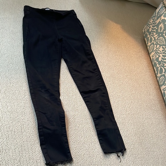 🌿Free People black denim stretch pants size 25🌿 - Picture 2 of 8